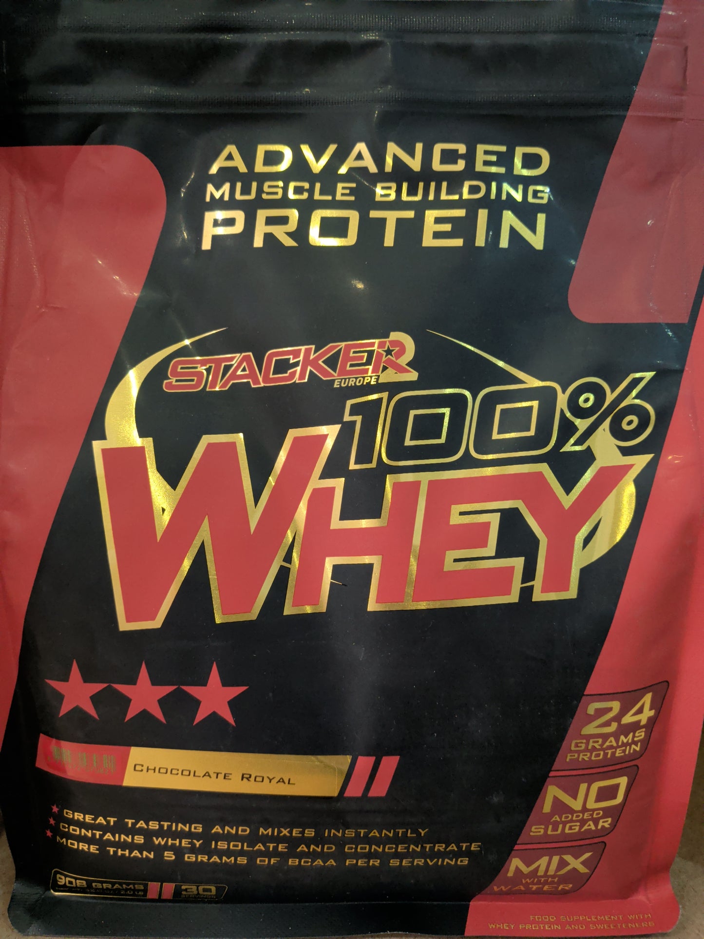 Stacker whey isolate 908g